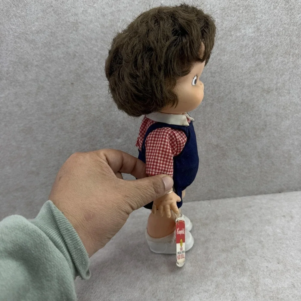 Vintage Campbell's Campbell Kids Bel 11 In Vinyl Doll Brown Hair 1988 Special‎